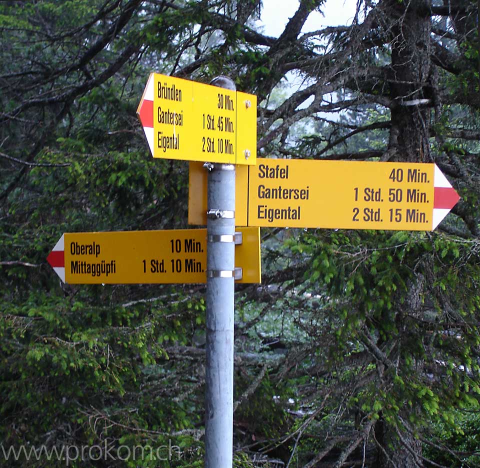 hinauf zum Mittaggüpfi