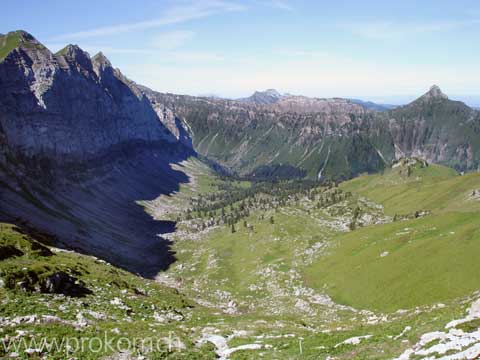 Zindlenspitz, Rossalpelispitz, Brünnelistock