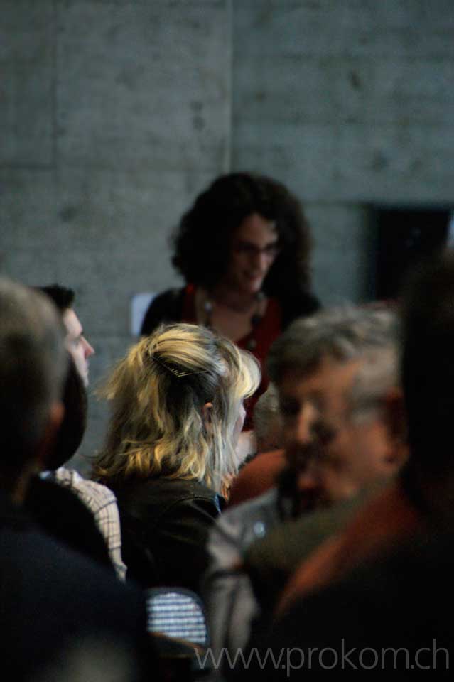 Zuhörer in der Pause