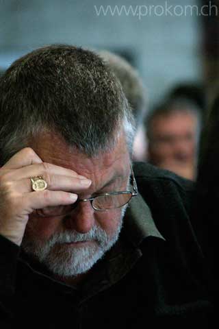 Zuhörer in der Pause