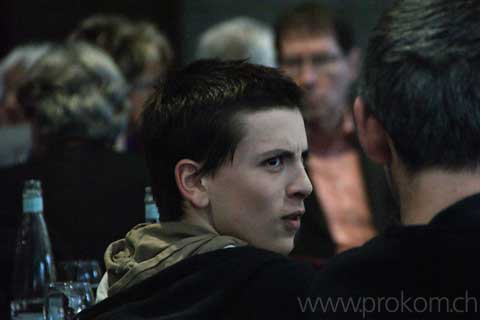 Zuhörer in der Pause