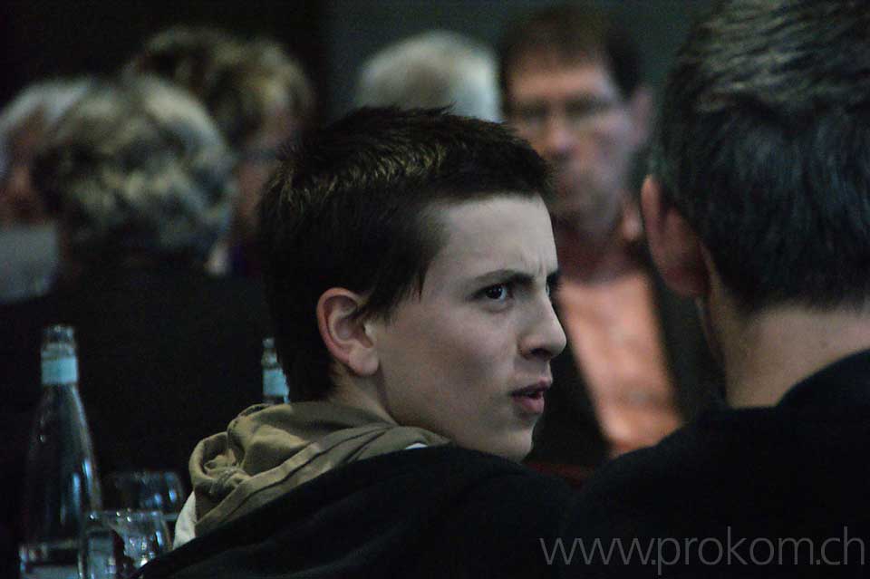 Zuhörer in der Pause