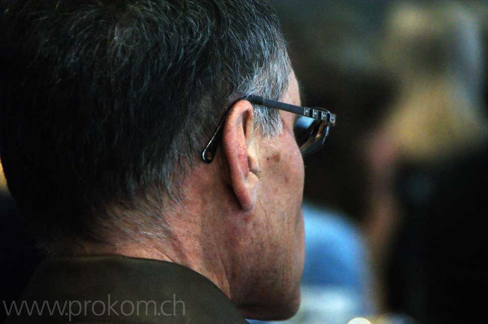 Zuhörer in der Pause