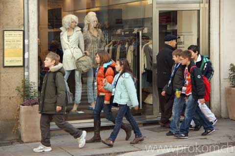 Schüler unterwegs in Vicenza