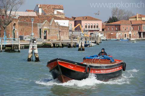 Lagune von Venedig, Burano. Lagoon of Venice. Venezia. Лагуна Венеции, Бурано