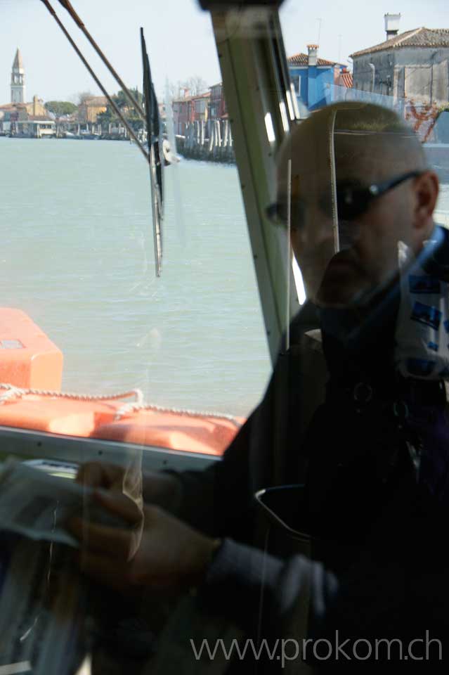 Lagune von Venedig, Burano. Lagoon of Venice. Venezia. Лагуна Венеции, Бурано