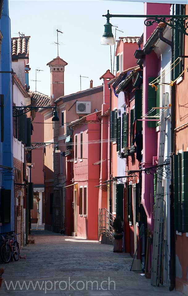 Lagune von Venedig, Burano. Lagoon of Venice. Venezia. Лагуна Венеции, Бурано