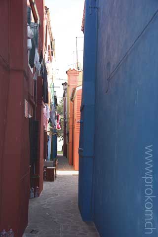 Lagune von Venedig, Burano. Lagoon of Venice. Venezia. Лагуна Венеции, Бурано