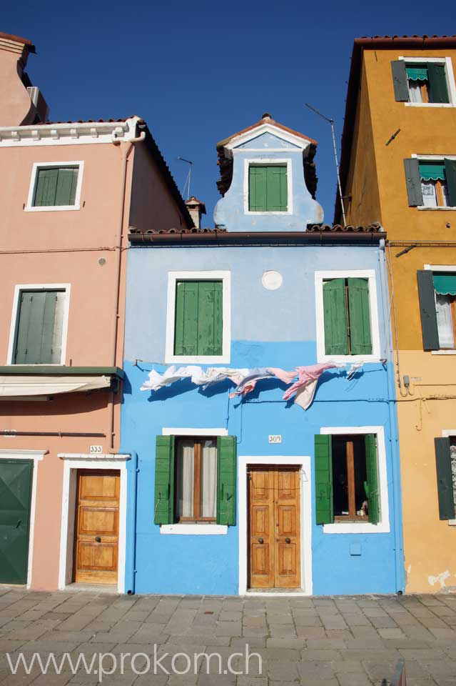 Lagune von Venedig, Burano. Lagoon of Venice. Venezia. Лагуна Венеции, Бурано