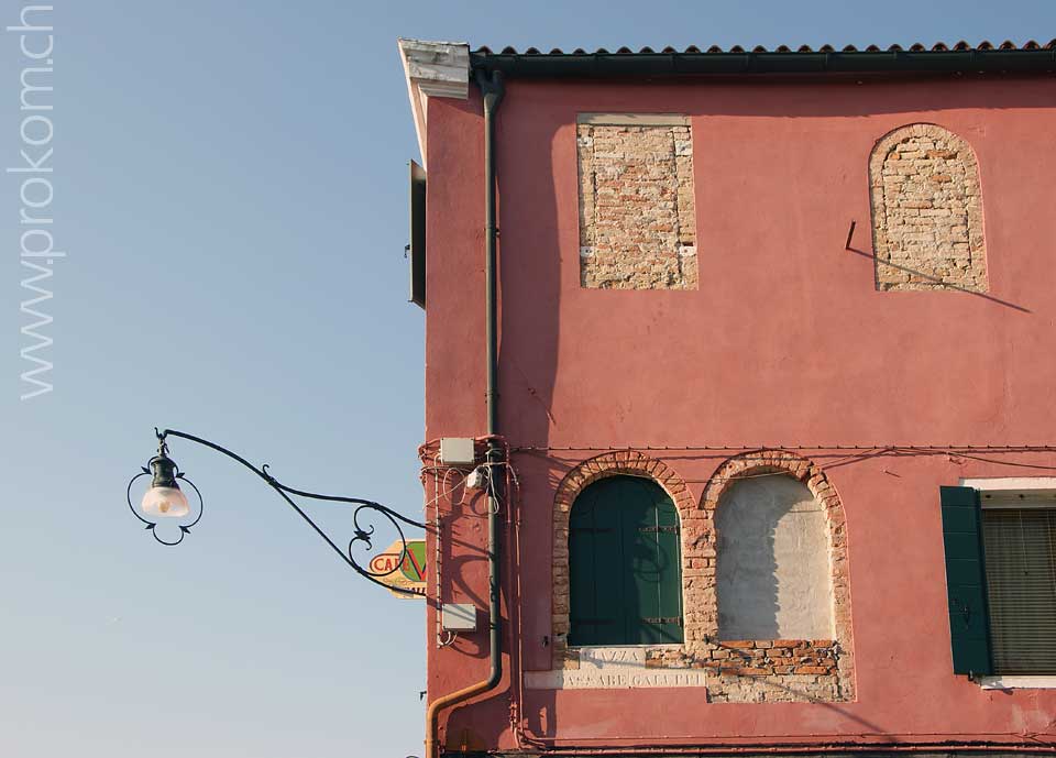 Lagune von Venedig, Burano. Lagoon of Venice. Venezia. Лагуна Венеции, Бурано