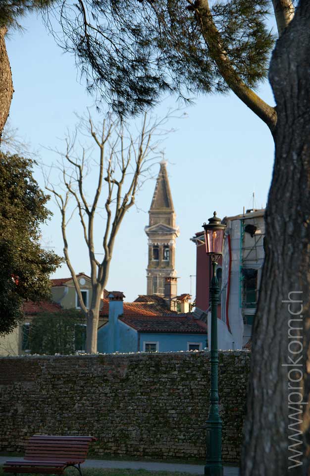 Lagune von Venedig, Burano. Lagoon of Venice. Venezia. Лагуна Венеции, Бурано