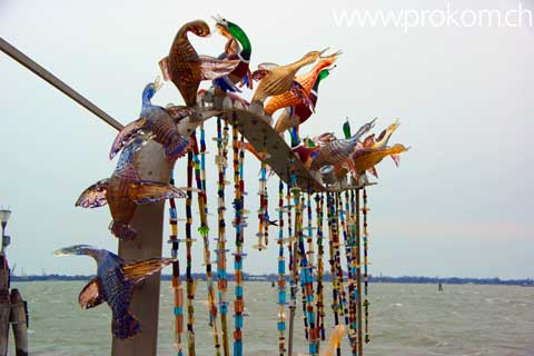 Lagune von Venedig, Murano. Lagoon of Venice. Venezia. Лагуна Венеции, Мурано