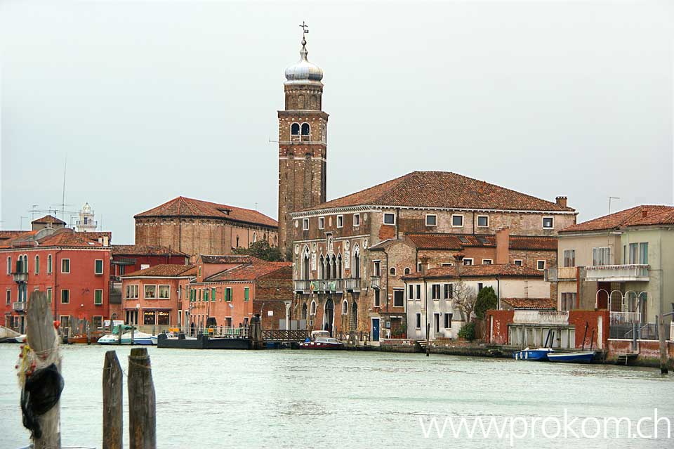 Lagune von Venedig, Murano. Lagoon of Venice. Venezia. Лагуна Венеции, Мурано