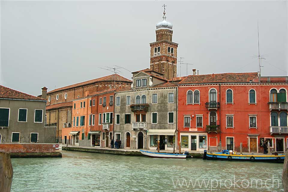 Lagune von Venedig, Murano. Lagoon of Venice. Venezia. Лагуна Венеции, Мурано