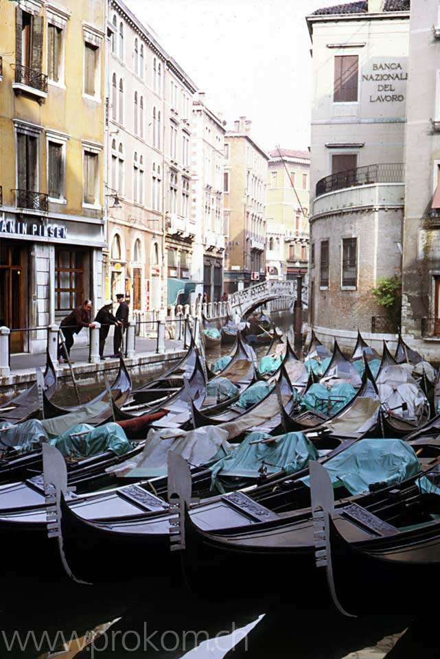 Gondeln in Venedig