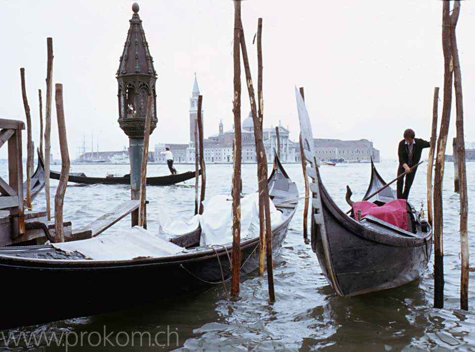 Gondeln in Venedig