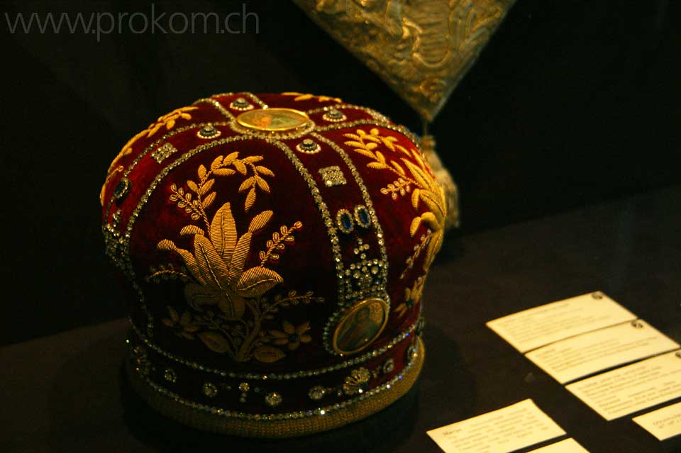 Mütze eines früheren orthodoxen Kirchenoberen