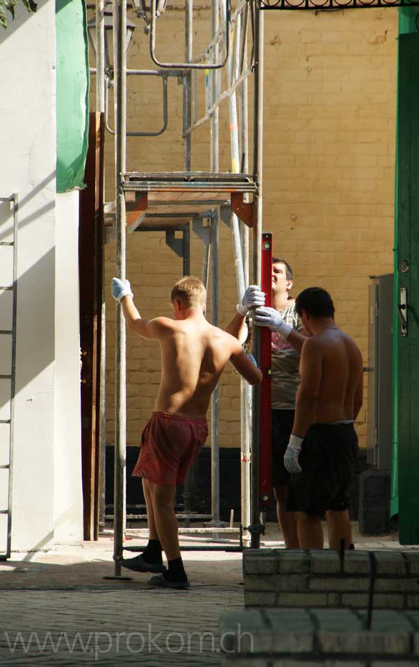 Da wird an heiligen Stätten gebaut