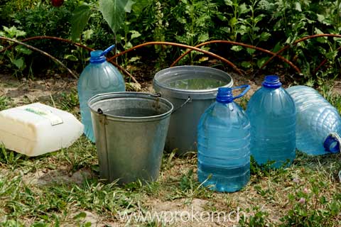 Wasserflaschen