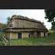 Bauernhaus mit Roggenstroh- oder Reetdach