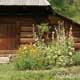 Holzhaus mit Holzdach, Karpaten