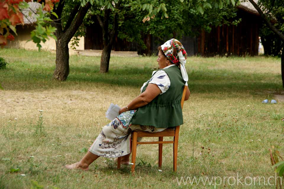 Ukrainerin bei der Siesta?