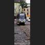 Strassenbahn in Lemberg, am Morgen früh