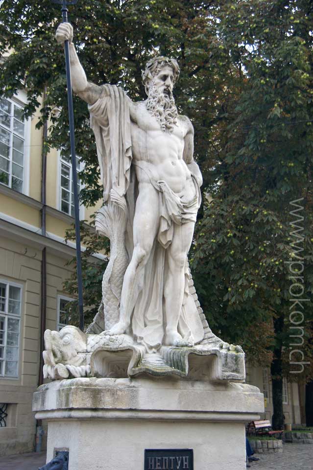 Neptunbrunnen am Marktplatz