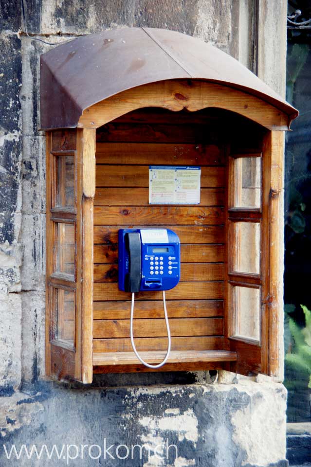 Telefonzelle in Lemberg