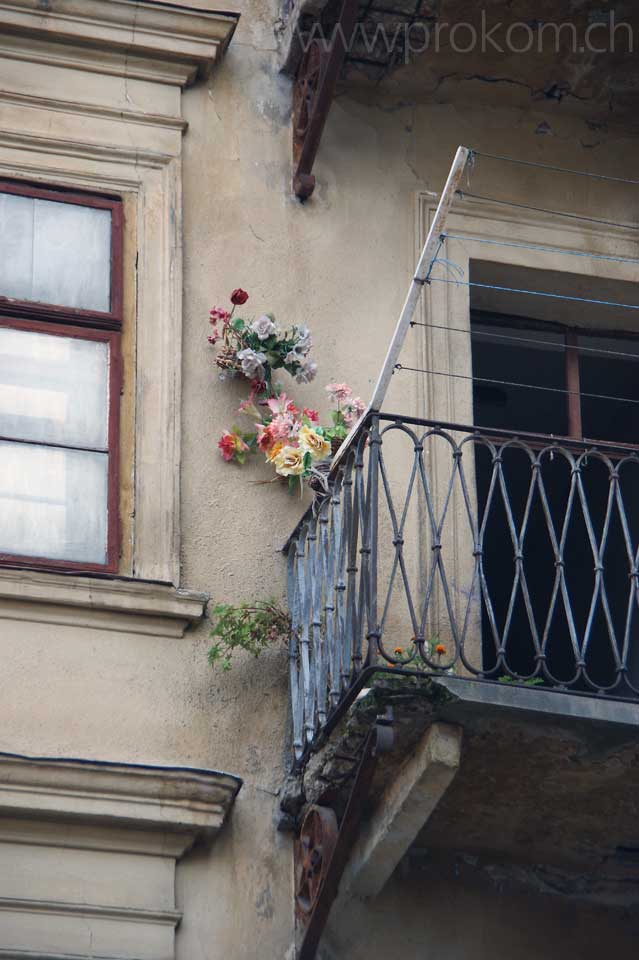 Aufgepeppter Zerfallbalkon