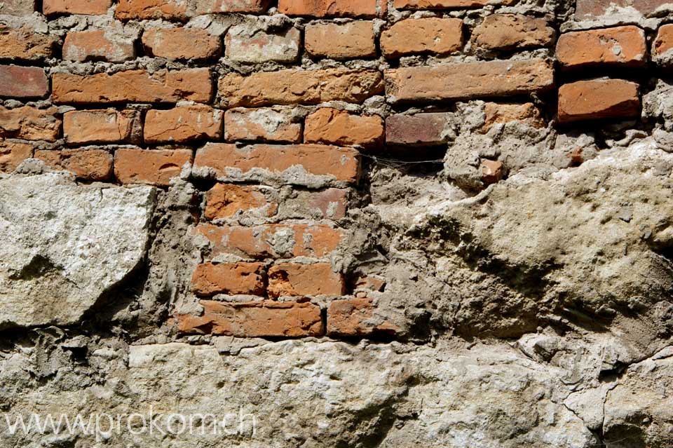 Hat vermutlich schon viele Jahre auf dem Buckel, diese Lemberger Mauer.