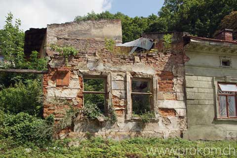 nicht die Burgruine von König Daniel Romanowitsch, in Lwiw