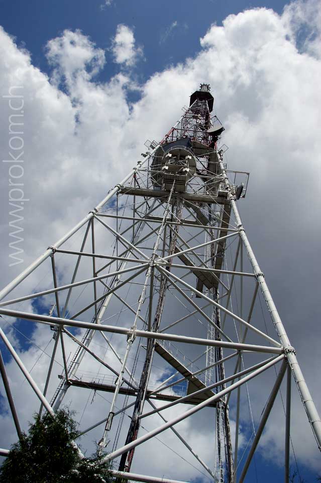 Funkturm auf dem Hohen Schlossberg, ob Lwiw