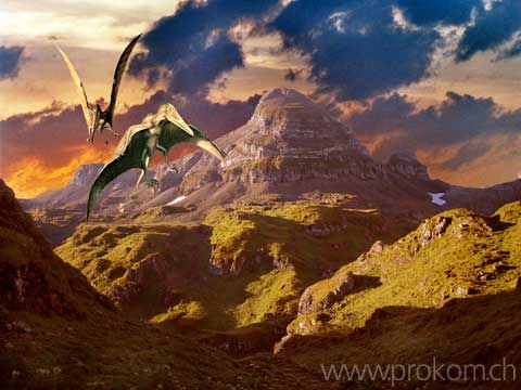 Pterodactylus beim Chaiserstock