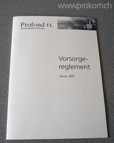 Vorsorgereglemente Profond